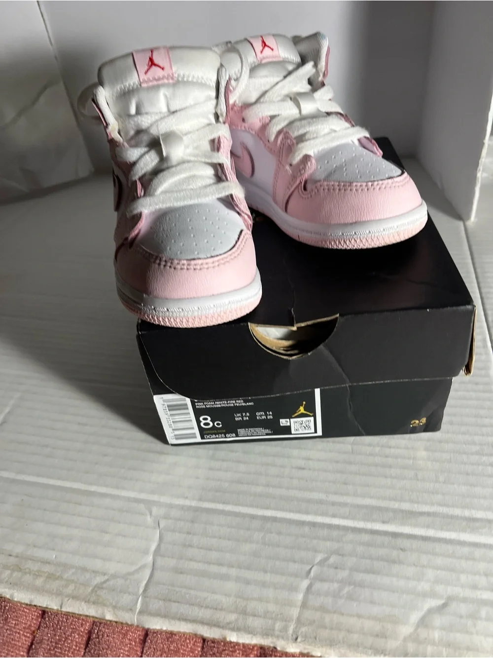 Air Jordan 1 Mid size 8 children